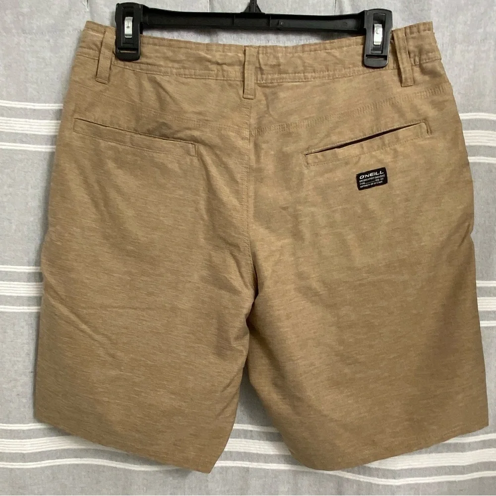 O'NEILL / Men's Hybrid Tan Heathered Shorts Size 30